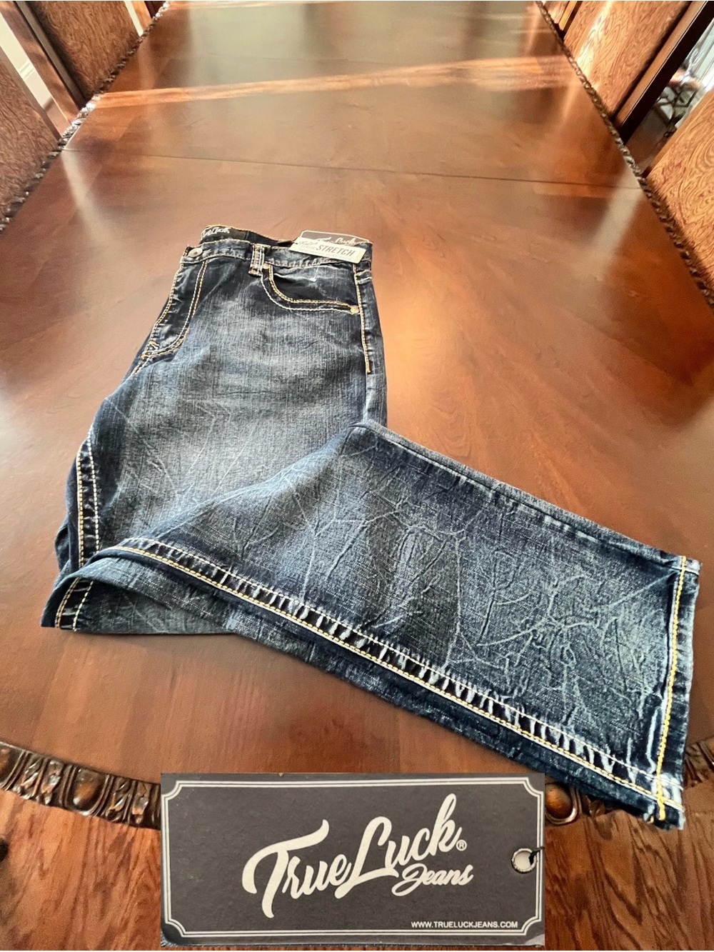 True Luck Dark Wash Jeans